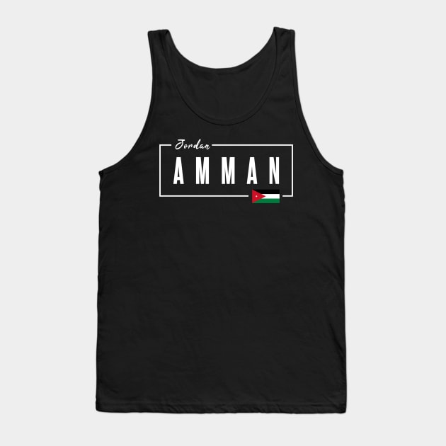 Amman Jordan Tank Top by Bododobird